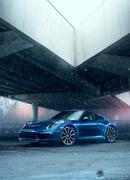 Porsche 911 dark portrait front