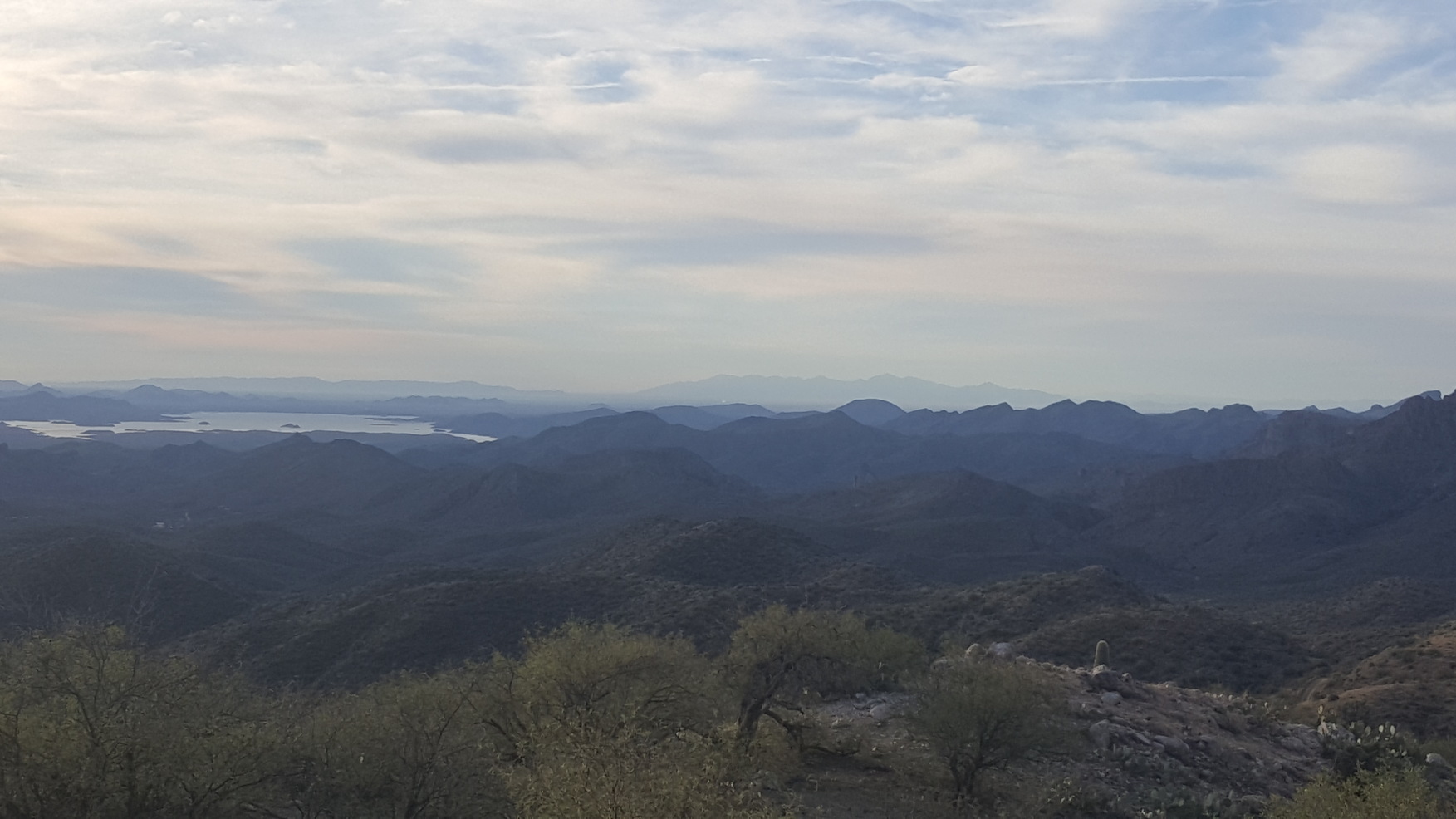 Panorama Toward the West of Lake Pleasant